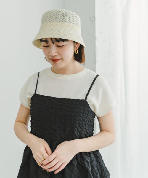 ITEMS URBANRESEARCH(アイテムズ アーバンリサーチ（レディース）)/ガラアミバケットハット/img01