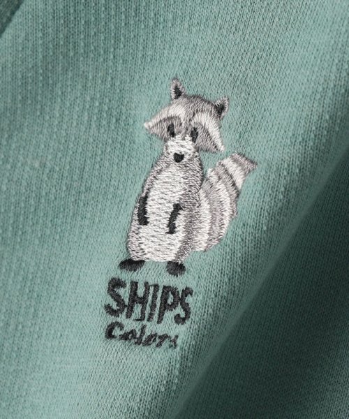 SHIPS Colors  KIDS(シップスカラーズ　キッズ)/SHIPS Colors:ミニ裏毛 ワンポイント スティッチ カーディガン(80~130cm)/img04