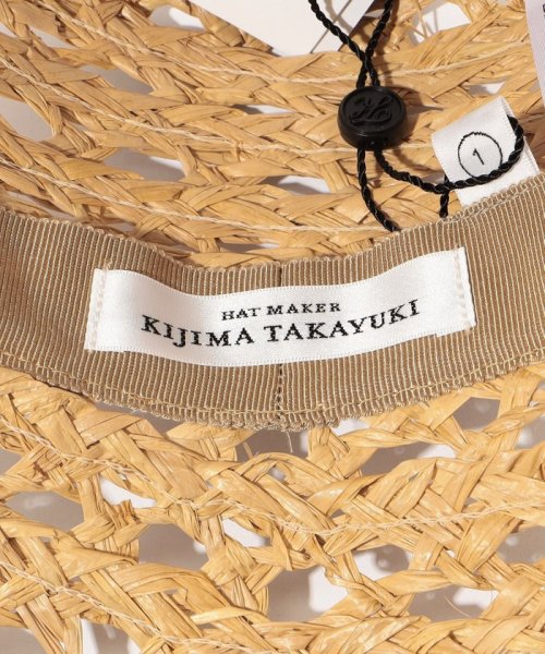 TOMORROWLAND GOODS(TOMORROWLAND GOODS)/KIJIMA TAKAYUKI RAFFIA HONEYCOMB BRAID BUCKET HAT/img05