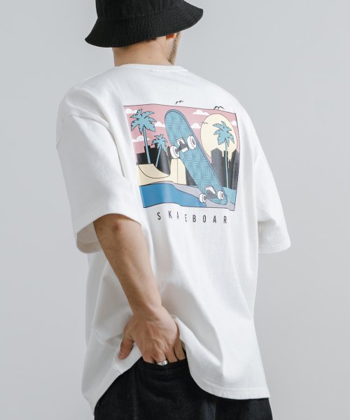 Rocky Monroe(ロッキーモンロー)/プリントT 半袖 Tシャツ メンズ レディース カットソー クルーネック イラスト ヘビーウェイト オーバーサイズ ビッグシルエット リラックス ゆったり ルー/img02