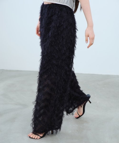 CODE A｜feather jacquard easy pants CODE FAV