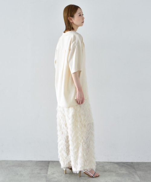 CODE A｜feather jacquard easy pants CODE FAV