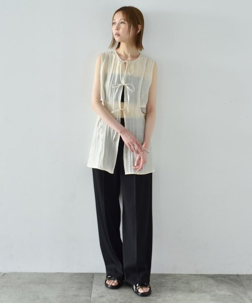 DRESSTERIOR(ドレステリア)/CODE A｜sheer ribbon design blouse/img23