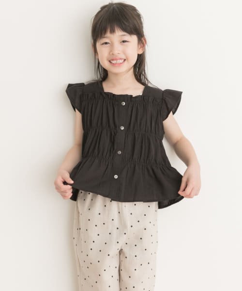 URBAN RESEARCH DOORS（Kids）(アーバンリサーチドアーズ（キッズ）)/シャーリングフリルキャミブラウス(KIDS)/img04