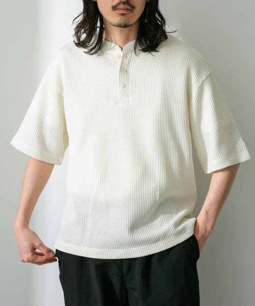 URBAN RESEARCH Sonny Label(アーバンリサーチサニーレーベル)/ワッフルヘンリーショートスリーブTシャツ/img06