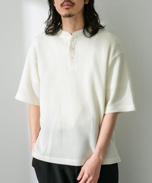 URBAN RESEARCH Sonny Label(アーバンリサーチサニーレーベル)/ワッフルヘンリーショートスリーブTシャツ/img07