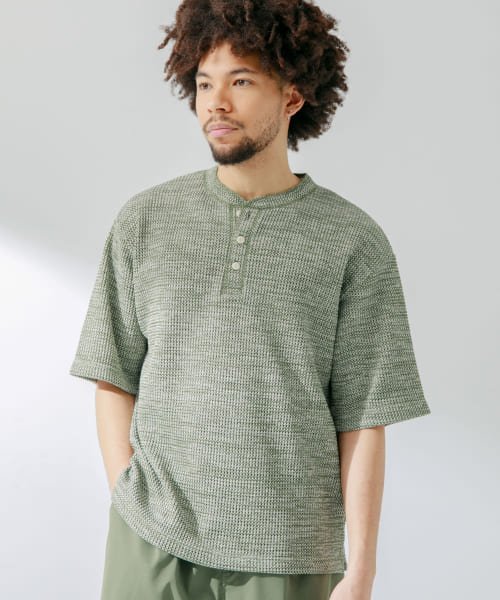 URBAN RESEARCH Sonny Label(アーバンリサーチサニーレーベル)/ワッフルヘンリーショートスリーブTシャツ/img12