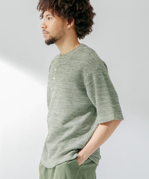 URBAN RESEARCH Sonny Label(アーバンリサーチサニーレーベル)/ワッフルヘンリーショートスリーブTシャツ/img13