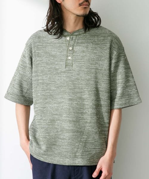 URBAN RESEARCH Sonny Label(アーバンリサーチサニーレーベル)/ワッフルヘンリーショートスリーブTシャツ/img18