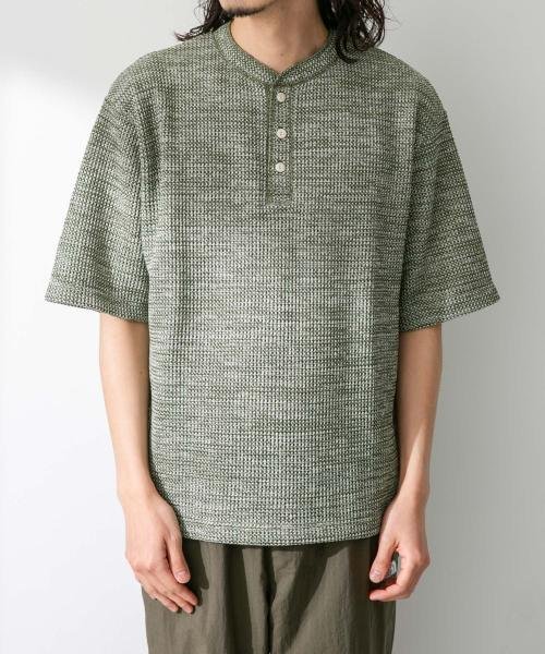 URBAN RESEARCH Sonny Label(アーバンリサーチサニーレーベル)/ワッフルヘンリーショートスリーブTシャツ/img32