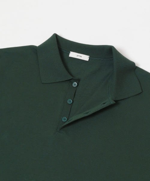 URBAN RESEARCH(アーバンリサーチ)/ATON　FRESCA KNIT CREW POLO/img11