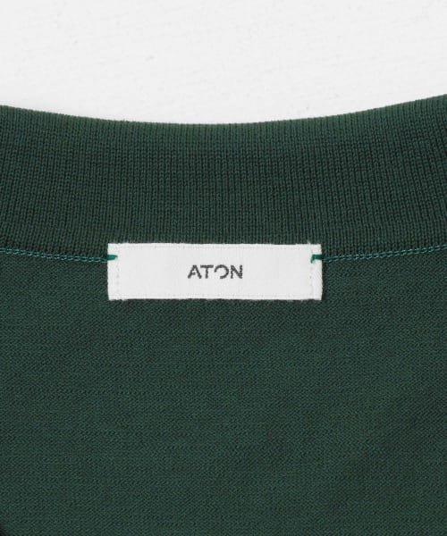 URBAN RESEARCH(アーバンリサーチ)/ATON　FRESCA KNIT CREW POLO/img14