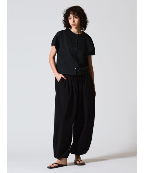 mizuiro ind ドローストリングヘムボリュームパンツ mizuiro ind