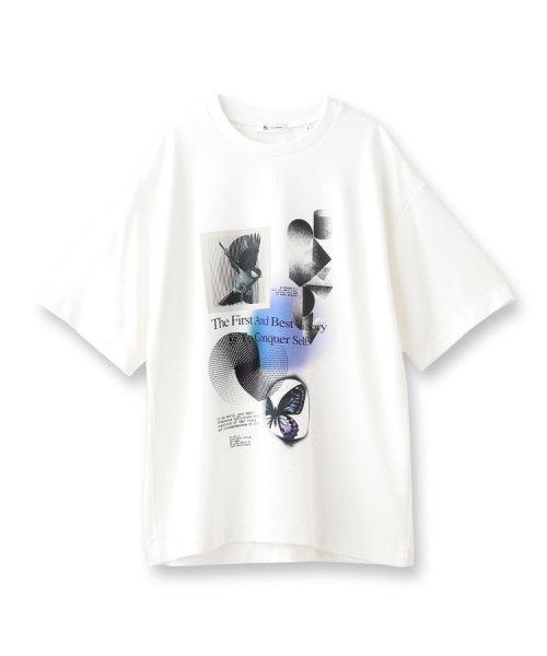 tk.TAKEO KIKUCHI(ティーケー　タケオキクチ)/NATURE COLLAGE Tシャツ/img01