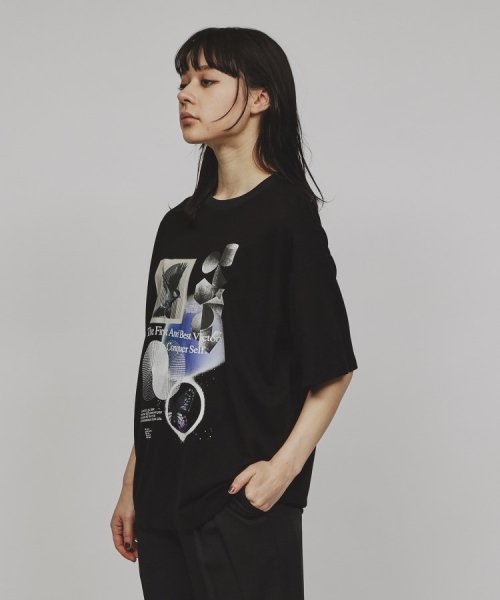 tk.TAKEO KIKUCHI(ティーケー　タケオキクチ)/NATURE COLLAGE Tシャツ/img12