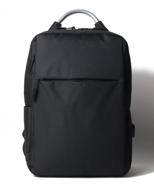 SETUP7(SETUP7)/【SETUP7】シンプル バックパック リュックサック リュック バッグ 鞄 A4収納可 スクエアリュック 通勤 16inch KNF026/img13