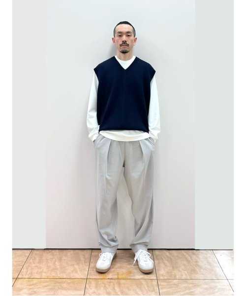 MACKINTOSH PHILOSOPHY(マッキントッシュ フィロソフィー)/フラッフィーニット Vネックオーバーベスト/img01