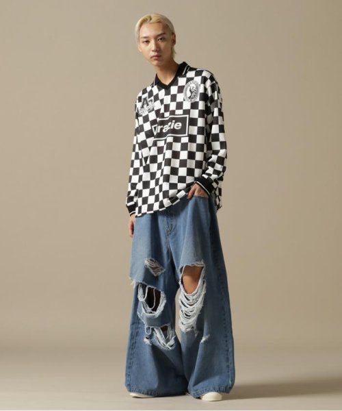 DankeSchon/ダンケシェーン/デストロイワイドデニム DankeSchon