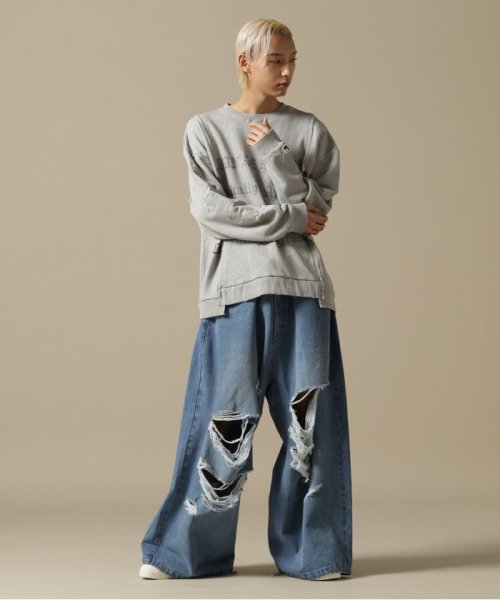 DankeSchon/ダンケシェーン/デストロイワイドデニム DankeSchon