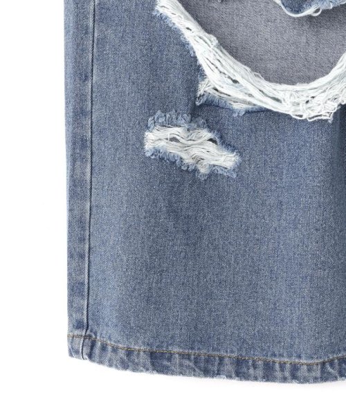 DankeSchon/ダンケシェーン/デストロイワイドデニム DankeSchon