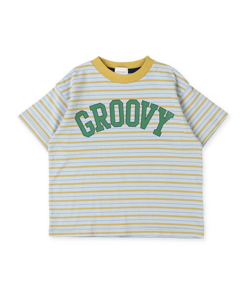 GROOVY COLORS(グルービーカラーズ)/マルチボーダーGROOVY Tシャツ/img10