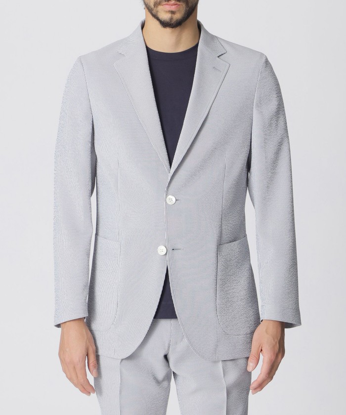 STUART'S TRAVELER」フロータブルサッカーストライプジャケット