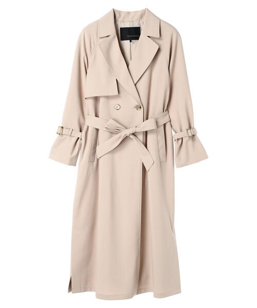 ロングトレンチコート 無し 有り