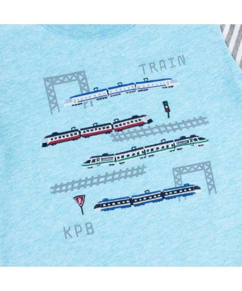KP BOY(ケーピーボーイ)/KPBOY(ケーピーボーイ)デザートコットン天竺の電車Tシャツ(80～90)/img06