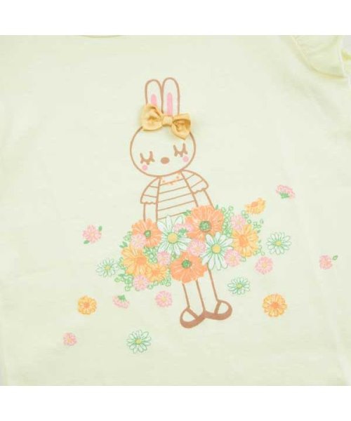 KP(ケーピー)/KP(ケーピー)お花のmimiちゃん半袖Tシャツ(100～130)/img04