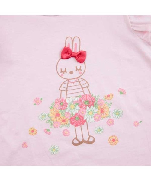 KP(ケーピー)/KP(ケーピー)お花のmimiちゃん半袖Tシャツ(100～130)/img06