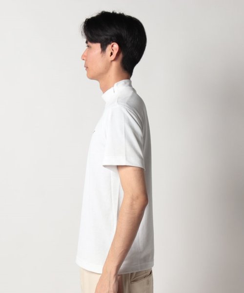 EDWIN(EDWIN)/#EDWIN GOLF          MOCK NECK H/S WHITE/img01