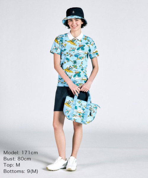 Munsingwear(マンシングウェア)/EXcDRY D－Tecトロピカルペンギン柄プリント半袖シャツ/img01