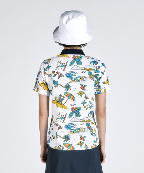 Munsingwear(マンシングウェア)/EXcDRY D－Tecトロピカルペンギン柄プリント半袖シャツ/img14