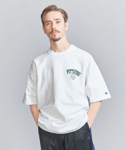 BEAUTY&YOUTH UNITED ARROWS(ビューティーアンドユース　ユナイテッドアローズ)/【別注】 ＜Champion＞  リバースウィーブ プリント Tシャツ/img02