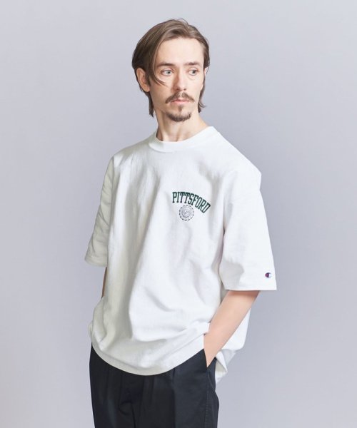 BEAUTY&YOUTH UNITED ARROWS(ビューティーアンドユース　ユナイテッドアローズ)/【別注】 ＜Champion＞  リバースウィーブ プリント Tシャツ/img03