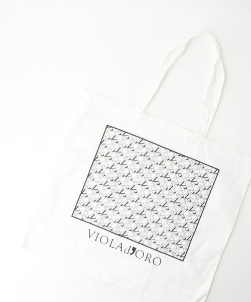 ＜VIOLAd’ORO＞BIANCA ノットハンドル トートバッグ XS －2WAY－ XS
