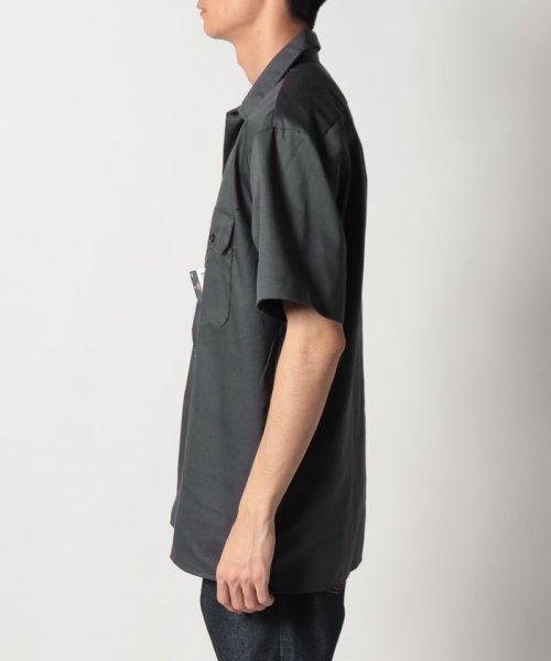 Dickies(Dickies)/【Dickies / ディッキーズ】SHIRTS SSFQ シャツ 羽織 半袖 ワークシャツ ロゴ ワンポイント ミドル丈 1574/img27