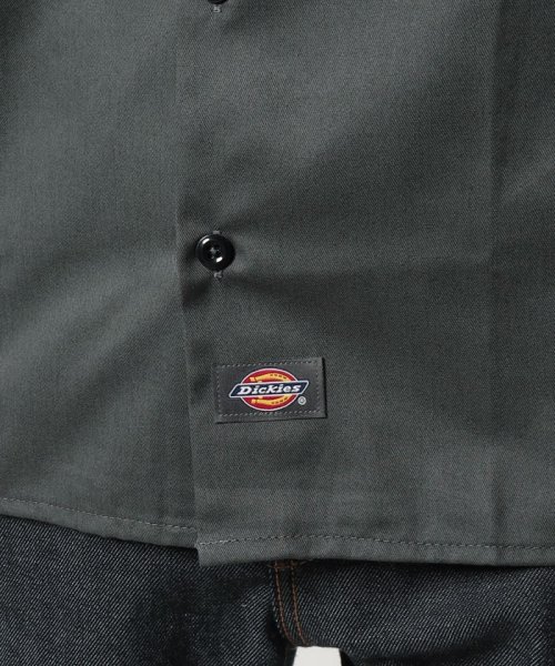 Dickies(Dickies)/【Dickies / ディッキーズ】SHIRTS SSFQ シャツ 羽織 半袖 ワークシャツ ロゴ ワンポイント ミドル丈 1574/img31