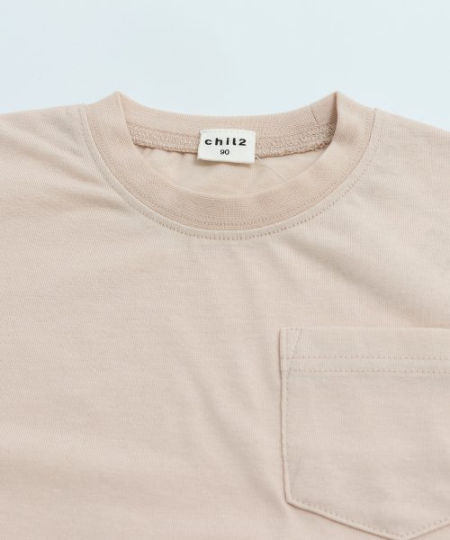 chil2(チルツー)/胸ポケット付き半袖Tシャツ/img23