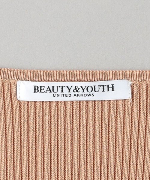 BEAUTY&YOUTH UNITED ARROWS(ビューティーアンドユース　ユナイテッドアローズ)/スクエアネック リブニット カーディガン －ウォッシャブル－/img27