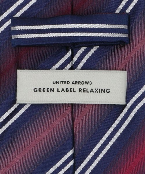 green label relaxing(グリーンレーベルリラクシング)/GLR シルク3 8.0cm ストライプ1 ネクタイ/img04