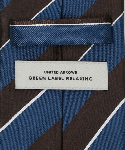 green label relaxing(グリーンレーベルリラクシング)/GLR シルク3 8.0cm ストライプ3 ネクタイ/img04