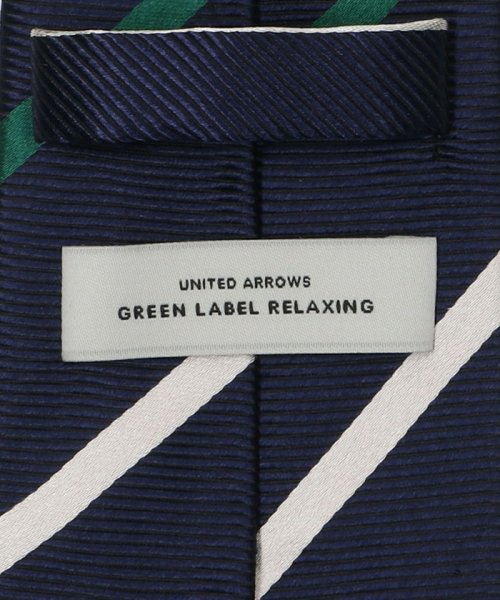 green label relaxing(グリーンレーベルリラクシング)/GLR シルク3 8.0cm ストライプ5 ネクタイ/img04
