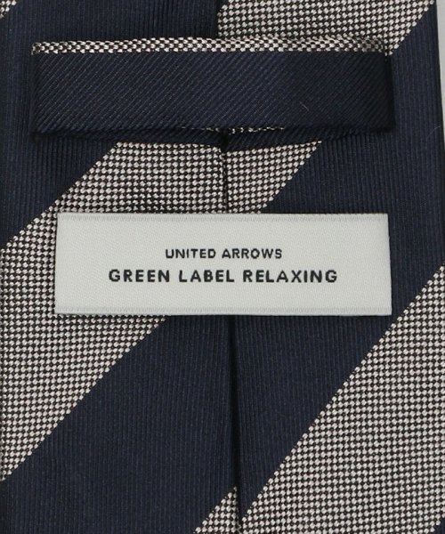 green label relaxing(グリーンレーベルリラクシング)/GLR シルク3 8.0cm ストライプ6 ネクタイ/img04