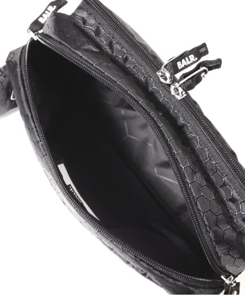 B'2nd(ビーセカンド)/BALR./ボーラー/HEXLINE RIPSTOP WAIST PACK JET BLACK/img14