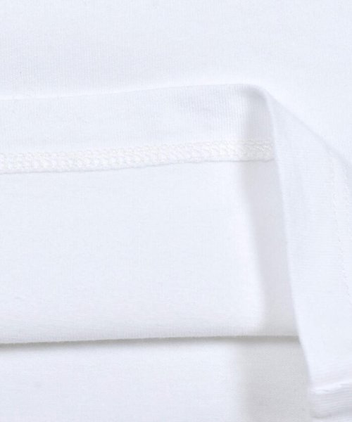 Tartine et Chocolat(タルティーヌ・エ・ショコラ)/ラインストーンリボンxスカラップ襟半袖Tシャツ(90~140cm)/img07