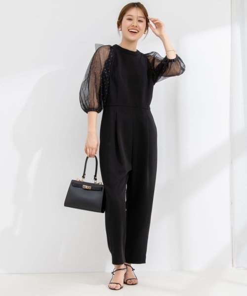 バックリボンオールインワン 