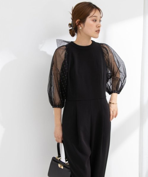 バックリボンオールインワン 