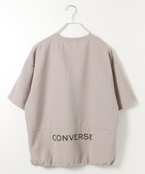 CONVERSE(コンバース)/【CONVERSE/コンバース】裾ドローストリング ワイドシルエットTシャツ/img18