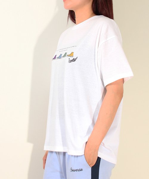 CONVERSE(コンバース)/【CONVERSE/コンバース】シューズ刺繍半袖Tシャツ/img02